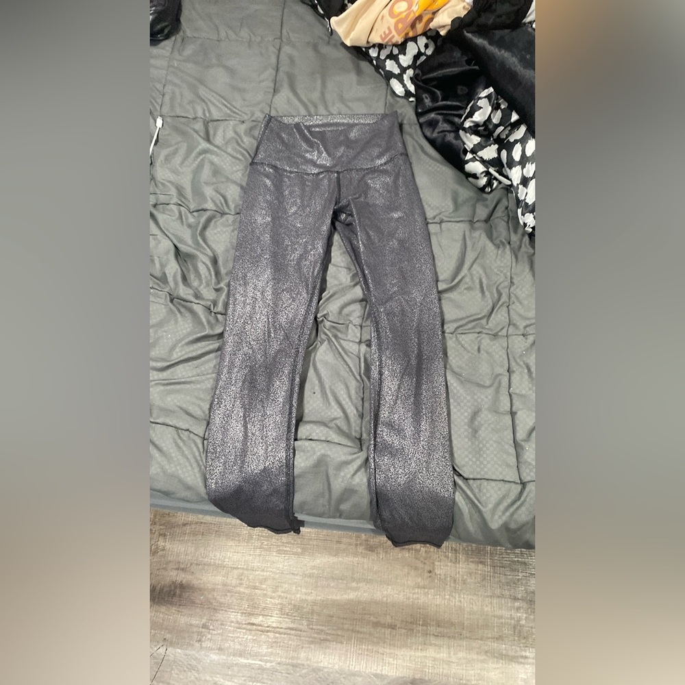 Lululemon Athletica Shiny Black Leggings